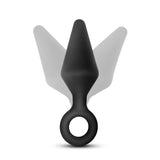 Luxe Night Rimmer Kit Black Anal Plug With Handle