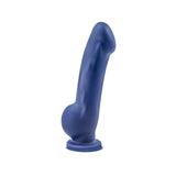 Avant Ergo Indigo D8: Artisan 7 Inch Dildo with Suction Cup Base