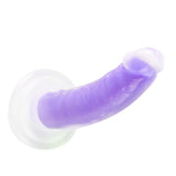 Neo Elite Glow In The Dark Neon Purple: 7.5-Inch Long Dildo
