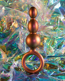 Anal Adventures Matrix Beaded Loop Plug - Copper