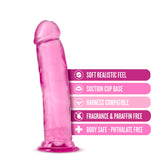 B Yours Plus Thrill N’ Drill Realistic Pink 9.5-Inch Long Dildo