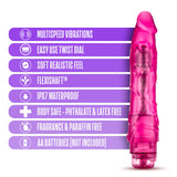 B Yours Vibe #1 Realistic Pink 9-Inch Long Vibrating Dildo