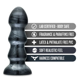 Jet Black Jack Carbon Metallic Black 7-Inch Anal Plug