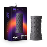 M Elite Platinum Hekx Black Masturbator / Stroker