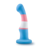 Avant Pride True Blue P2 Artisan 6 Inch Curved P-Spot / G-Spot Dildo with Suction Cup