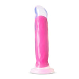 Neo Elite Marquee Glow In The Dark Neon Pink 8-Inch Dildo