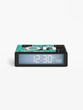 Lexon x Jean-Michel Basquiat Flip+ Alarm Clock - Green