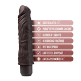 Dr. Skin Silicone Dr. David Brown 8.5-Inch Long Vibrating Dildo