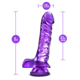 B Yours Basic 8 Realistic Purple 9-Inch Long Dildo