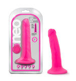 Neo Realistic Neon Pink 6-Inch Long Dildo