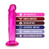 B Yours Sweet N' Small 6 Realistic Pink 6.5-Inch Long Dildo