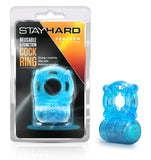 Stay Hard Reusable Blue 5-Function Vibrating Penis Ring