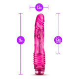 B Yours Vibe #2 Realistic Pink 9-Inch Long Vibrating Dildo