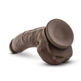 Dr. Skin Mr. Mayor Realistic Curved Chocolate 9-Inch Long Dildo