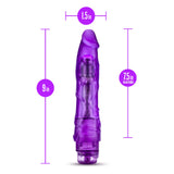 B Yours Vibe #1 Realistic Purple 9-Inch Long Vibrating Dildo