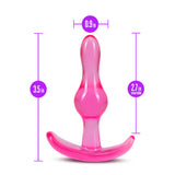 B Yours Curvy Pink 3.5-Inch Anal Plug