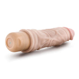 Dr. Skin Cock Vibe 10 Realistic Beige 8.5-Inch Long Vibrating Dildo