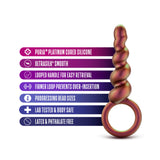 Anal Adventures Matrix Spiral Loop Copper 5.25-Inch Anal Plug