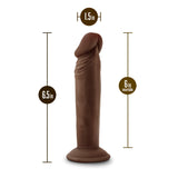 Dr. Skin Plus Realistic Chocolate 6.5-Inch Long Dildo