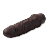 Dr. Skin Silicone Dr. Robert Brown 7.25-Inch Long Vibrating Dildo