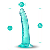B Yours Plus Lust N’ Thrust Realistic Teal 7.5-Inch Long Dildo