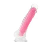 Neo Elite Paradise Glow In The Dark Neon Pink 7.5-Inch Dildo