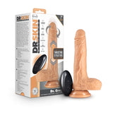 Dr. Skin Silicone Dr. Grey Vanilla 7.75-Inch Long Rechargeable Thrusting & Vibrating Dildo