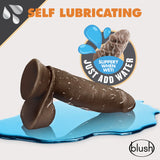 Dr. Skin Glide Realistic Chocolate 7-Inch Long Dildo