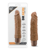 Dr. Skin Cock Vibe 10 Realistic Mocha 8.8-Inch Long Vibrating Dildo