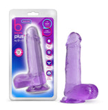 B Yours Plus Rock N’ Roll Realistic Purple 7.25-Inch Long Dildo