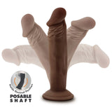 Dr. Skin Plus Realistic Chocolate 6.5-Inch Long Dildo