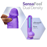 Neo Realistic Neon Blue 9-Inch Long Dildo