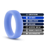 Performance Glo: Glow In The Dark Blue Penis Ring