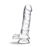 B Yours Diamond Dazzle Realistic Clear 9-Inch Long Dildo