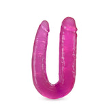 B Yours U-Shaped Double Sided Pink 18-Inch Long Double Dildo