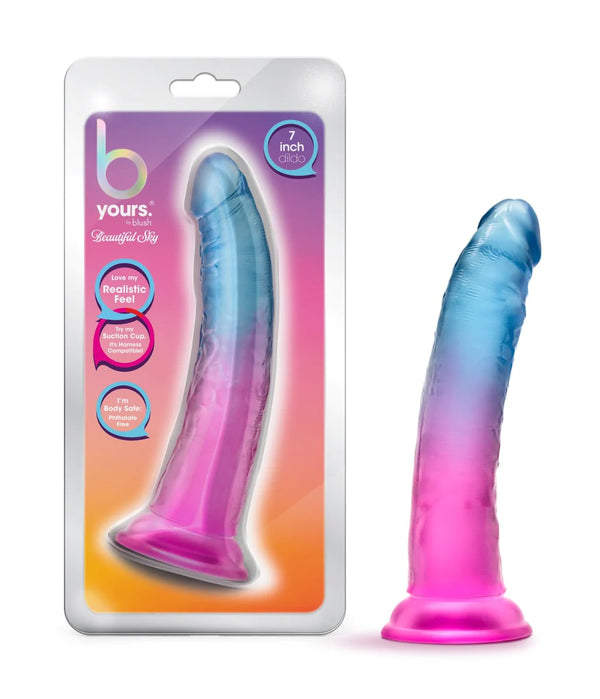 B Yours Beautiful Sky Realistic Sunset 7.5-Inch Long Dildo