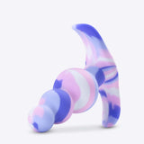 Avant Twilight Blue Artisan 3 Inch Tapered Stayput Butt Plug with Pleasure Curves