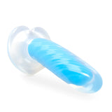 Neo Elite Tao Glow In The Dark Neon Blue 7-Inch Long Dildo