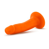 Neo Realistic Neon Orange 6-Inch Long Dildo