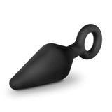 Anal Adventures Platinum Loop Black 4.5-Inch Anal Plug