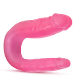 B Yours Sweet U-Shaped Double Sided Pink 12.5-Inch Long Double Dildo