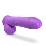 Neo Elite Silicone Dual Density Dildo with Balls 11in - Purple