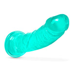 B Yours Plus Roar N’ Ride Realistic Teal 8-Inch Long Dildo