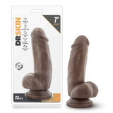 Dr. Skin Mr. Smith Realistic Chocolate 7-Inch Long Dildo