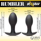 Rooster Rumbler Medium Vibrating Silicone Butt Plug