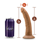 Dr. Skin Realistic Mocha 7.5-Inch Long Dildo