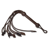 Prowler RED Leather Flogger - Brown