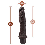 Dr. Skin Silicone Dr. Richard Brown 9.75-Inch Long Vibrating Dildo