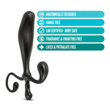 Anal Adventures Prostate Stimulator Black 5-Inch Anal Plug