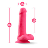 Neo Elite Neon Pink: 6.5-Inch Dildo